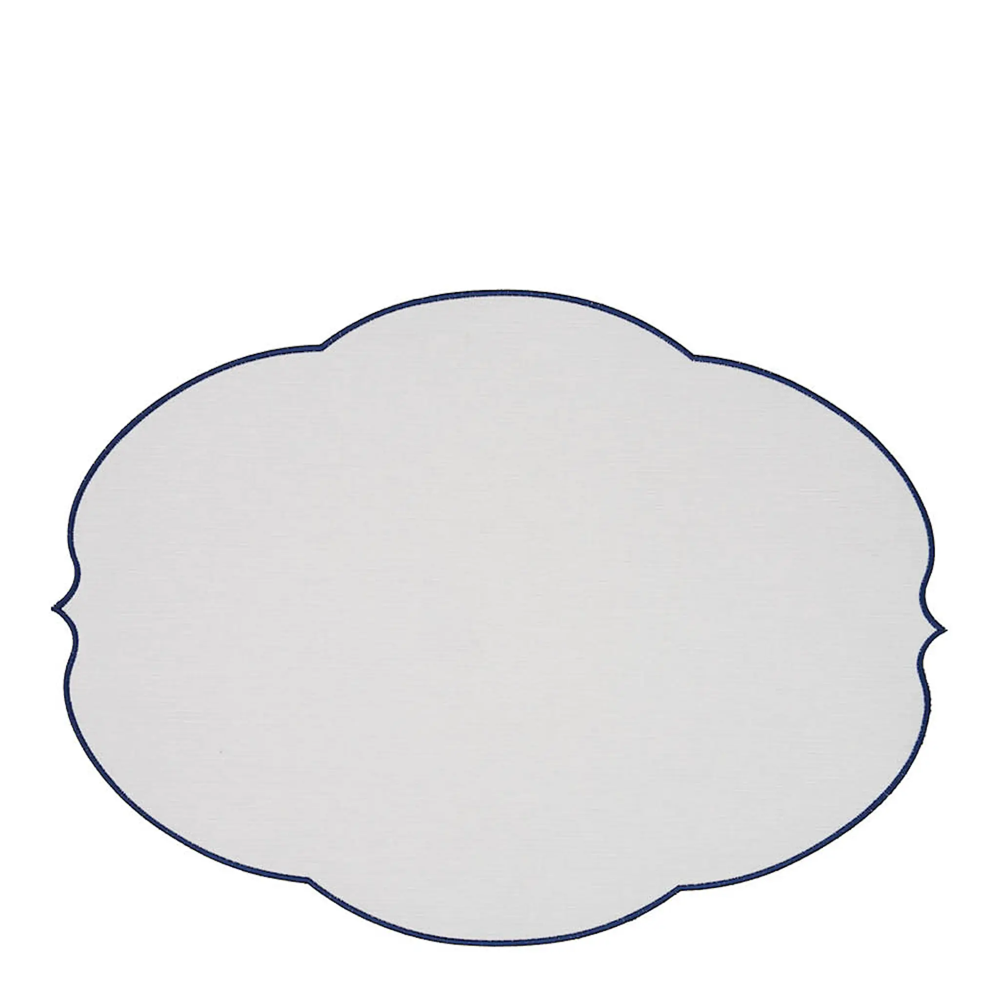 Guzzini Flowers bordstablett 36x49 cm vit