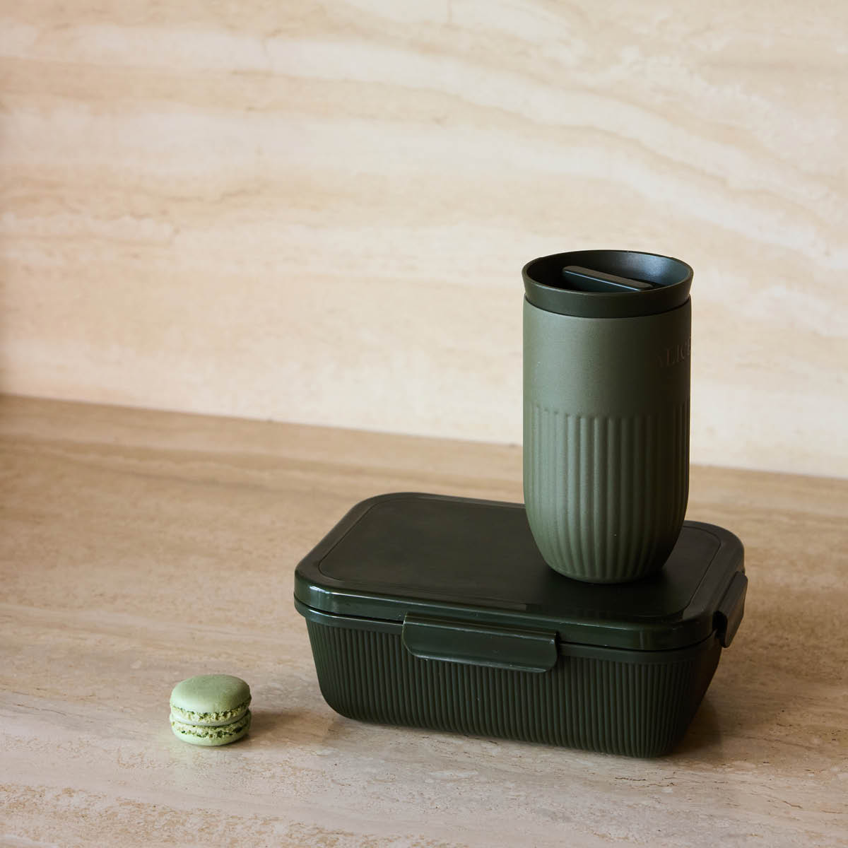 Sagaform Tina matboks 1L grønn