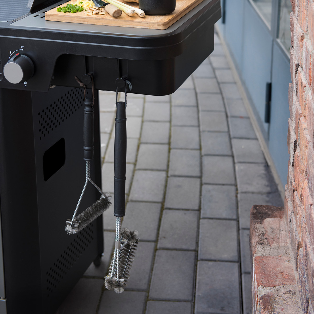 Mustang Grillborste triangel 54x17 cm