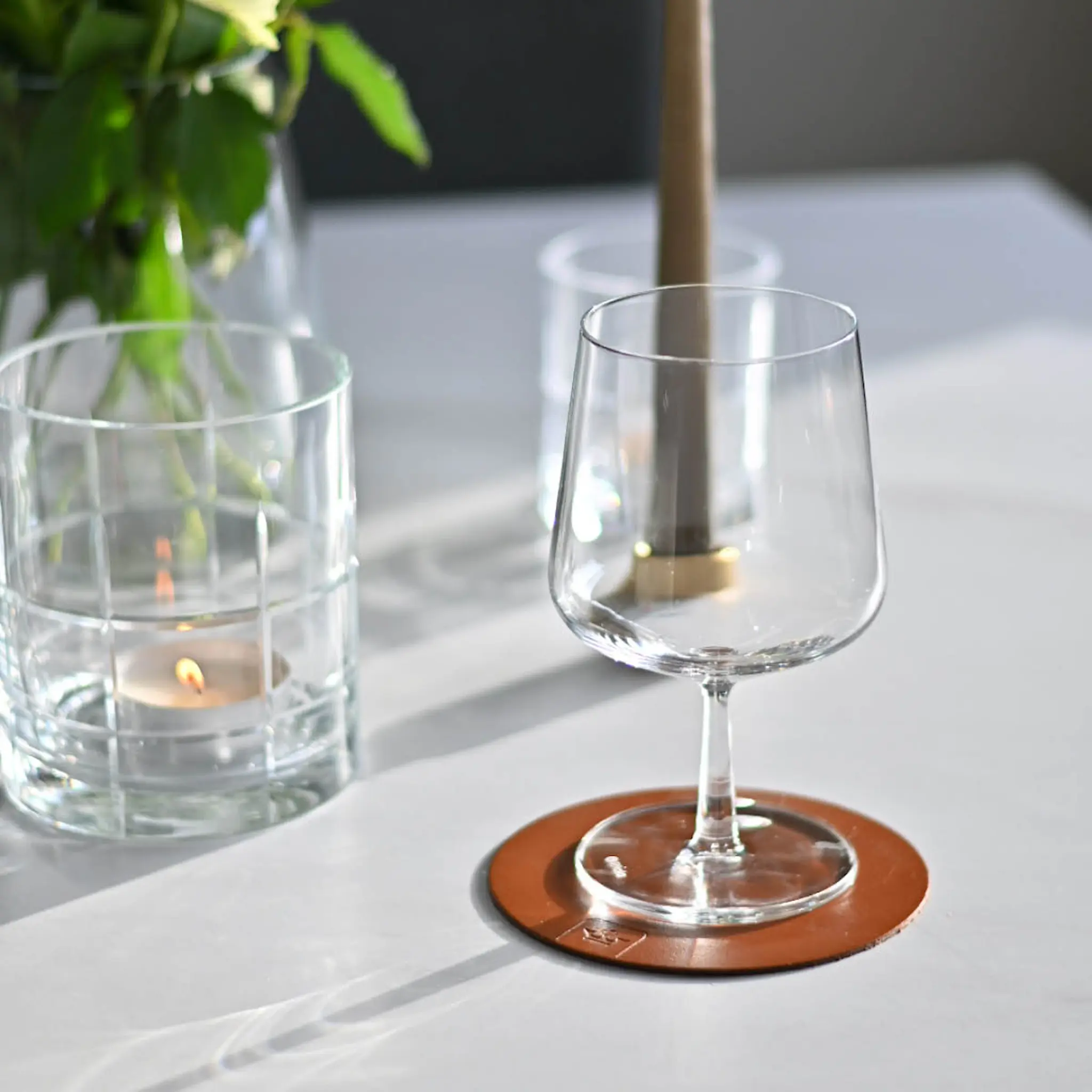 Nordan Home Lasinalunen 12,5 cm 4 kpl Tummanruskea