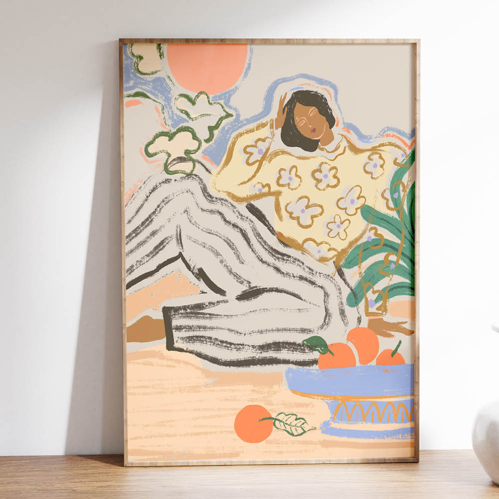 Poster & Frame Arty Guava Juliste 50x70 cm Lazy days