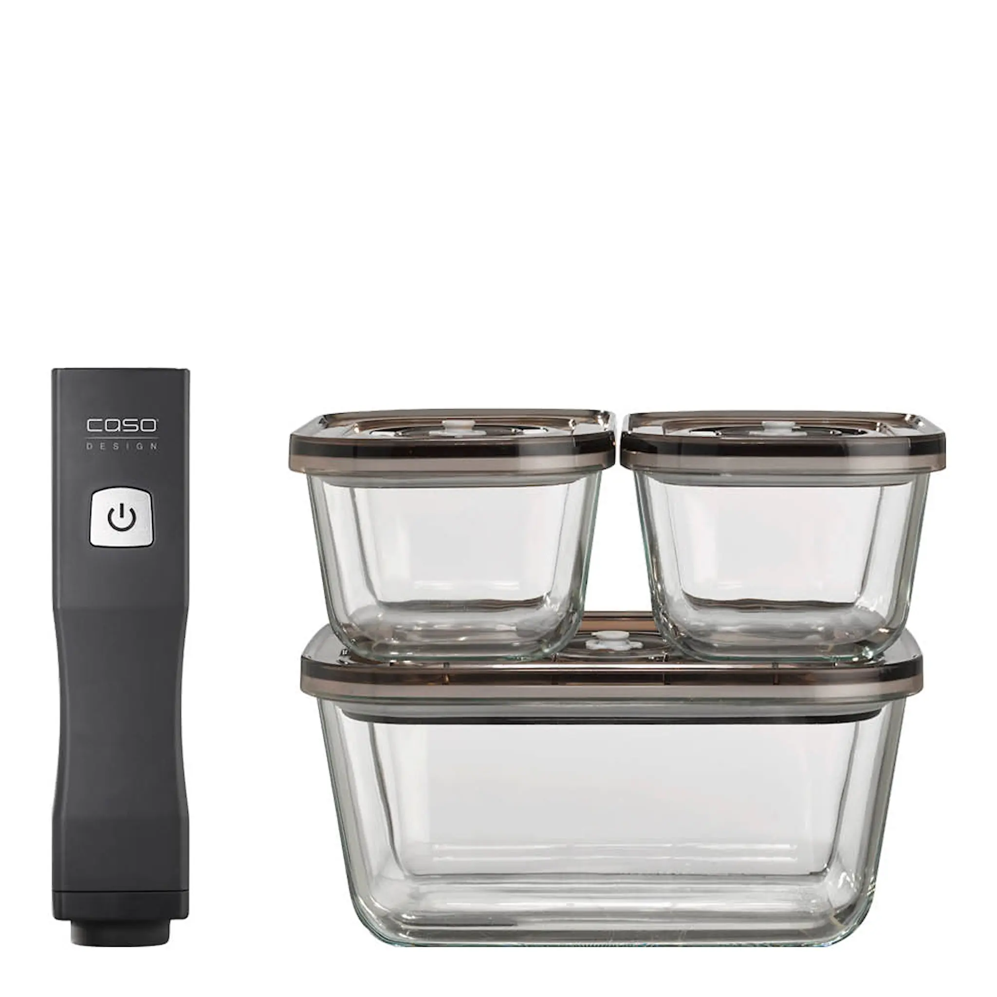 Caso Vacu OneTouch Eco Tyhjiöpakkaussetti Musta