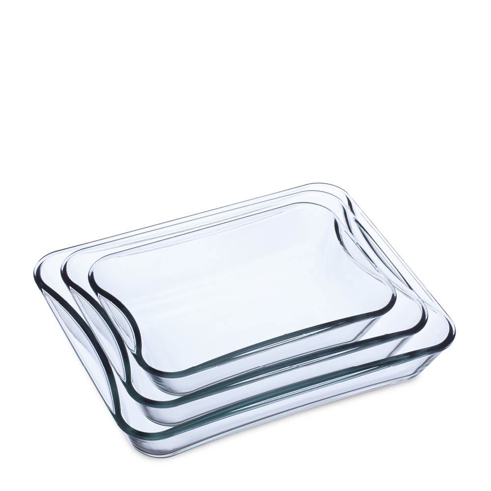 Modern House Daily Use ildfast form glass 3 deler klar