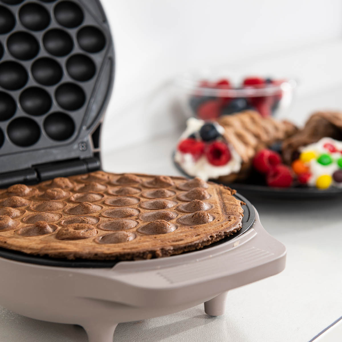 Sabor Select boblevaffeljern 1000W grå