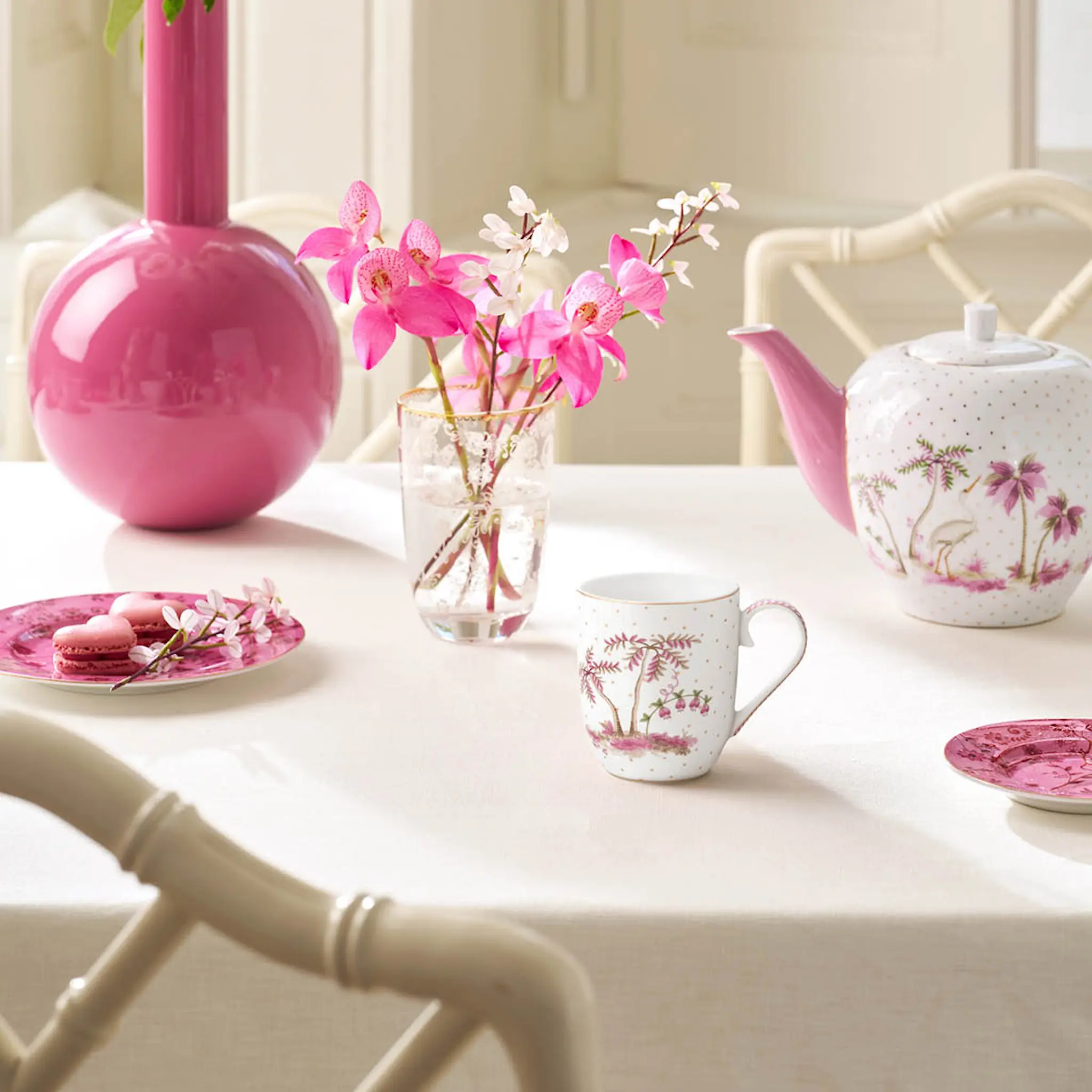 Pip Studio Jolie Dots Muki 20 cl Kulta/Vaaleanpunainen