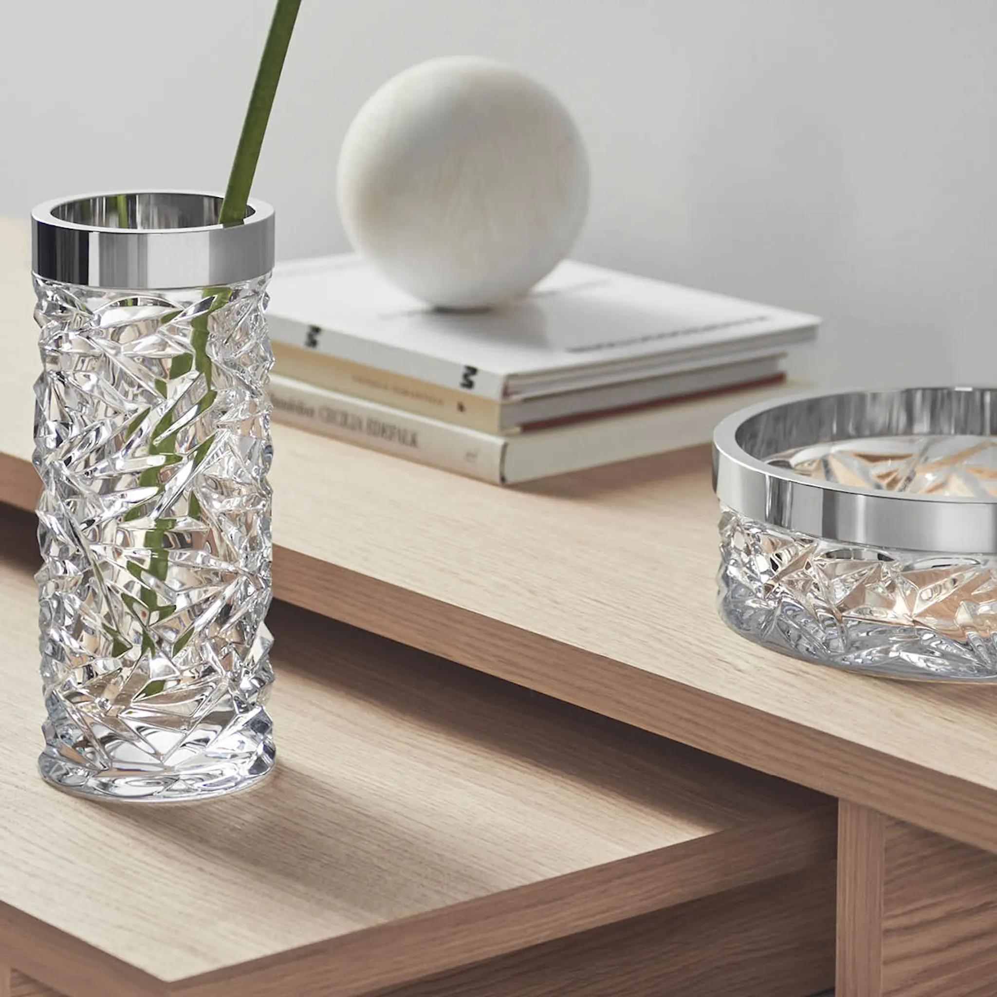 Orrefors Carat Vas Cylinder 25 cm