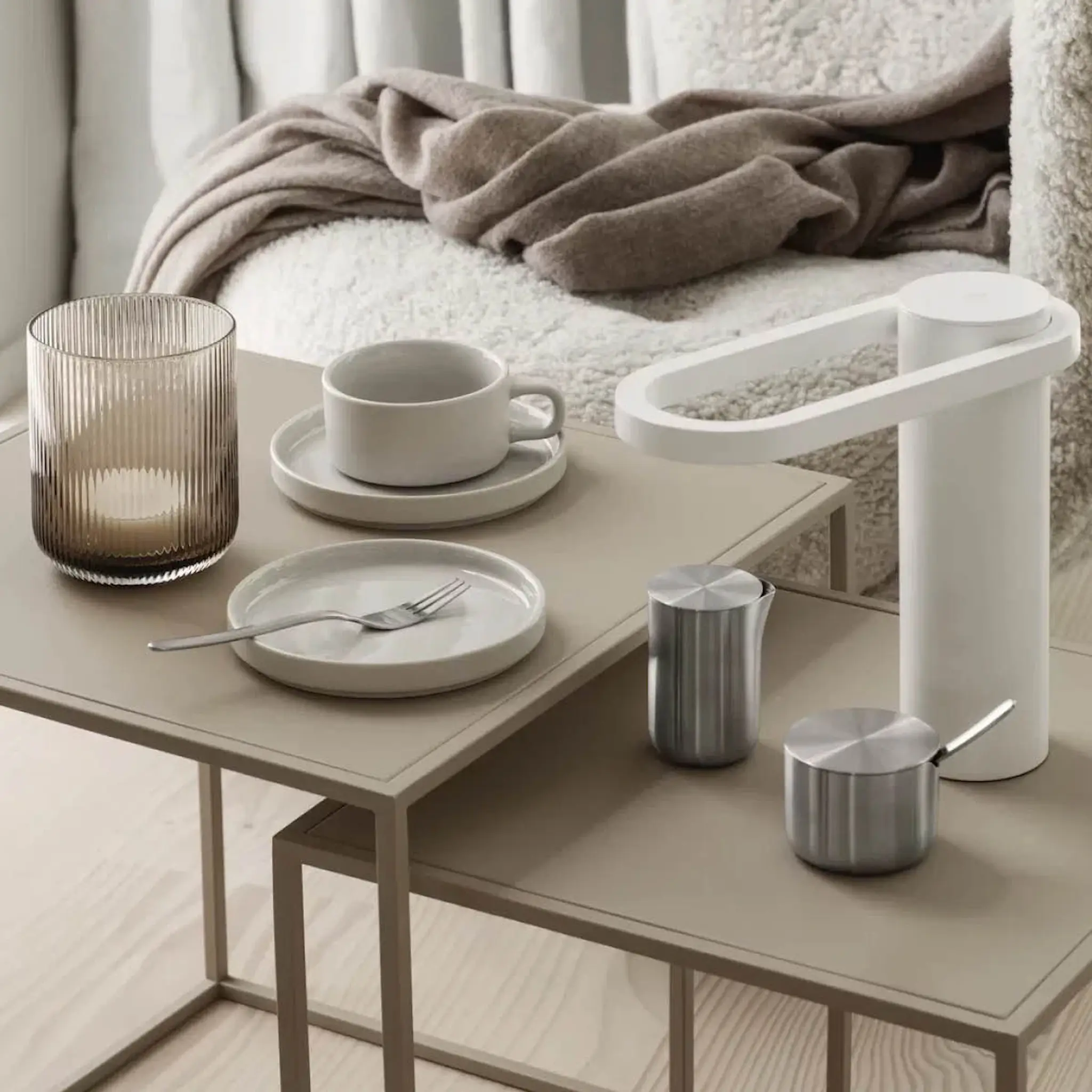 Blomus Pilar Tallrik 14 cm Moonbeam