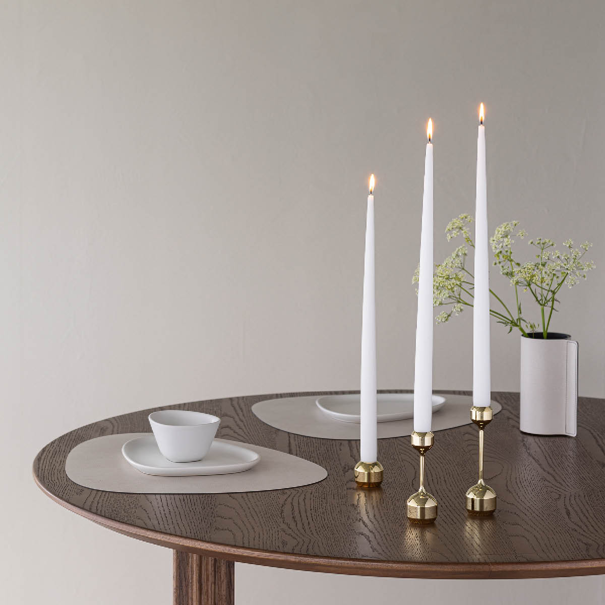 LIND DNA Silhouette Ljusstake 3,4 cm 2-pack Guld