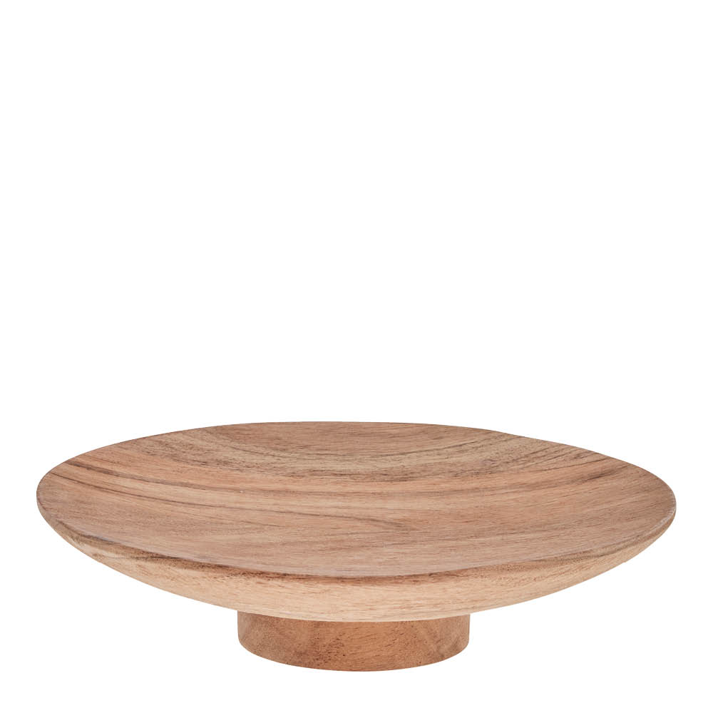 Lene Bjerre Merle träfat på fot 22 cm akacia