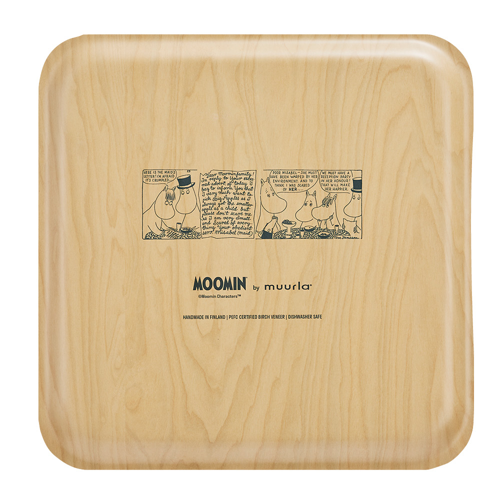 Muurla Mummi brett 33x33 cm kaffeslabberas