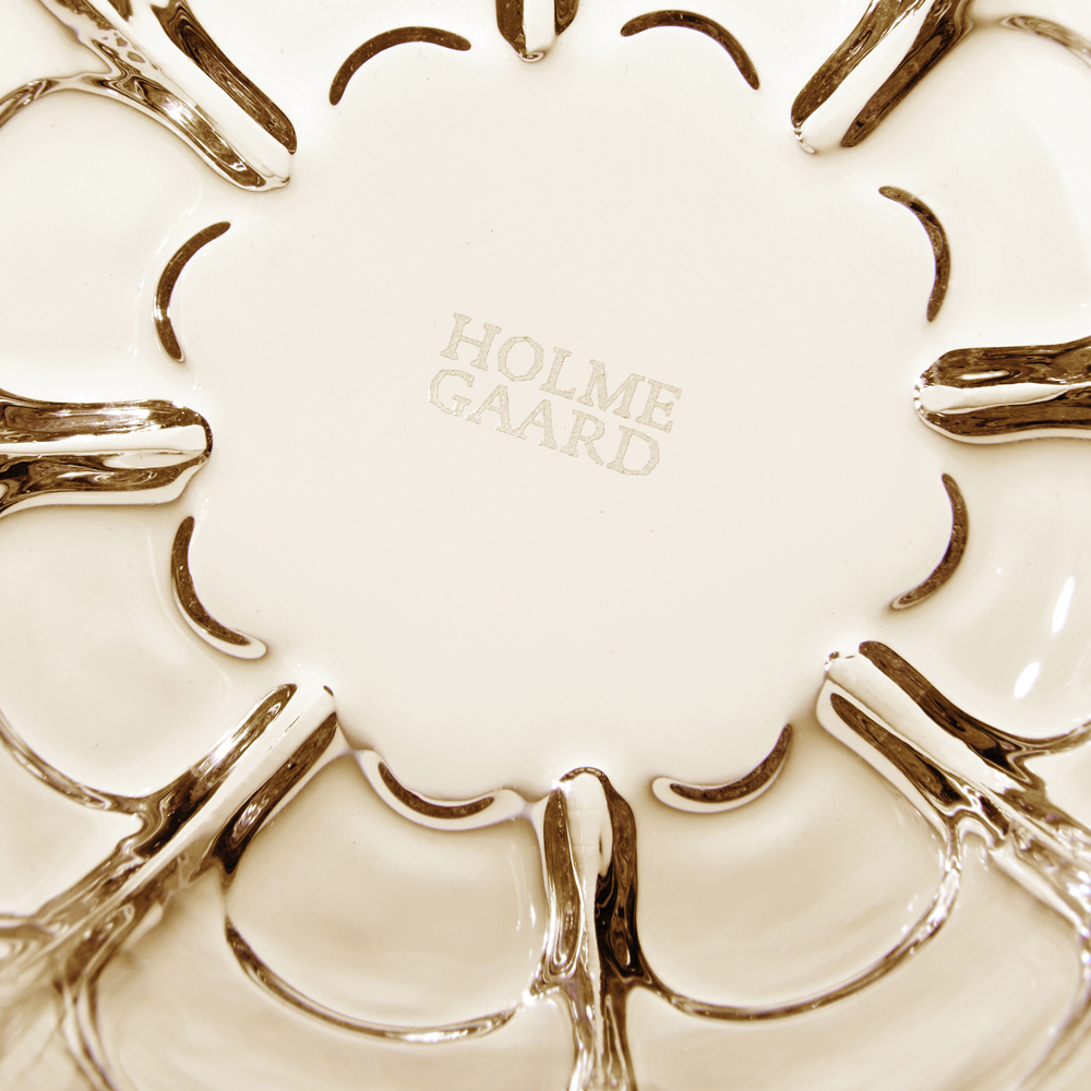 Holmegaard Lily vannglass 32 cl 2 stk toffee rose