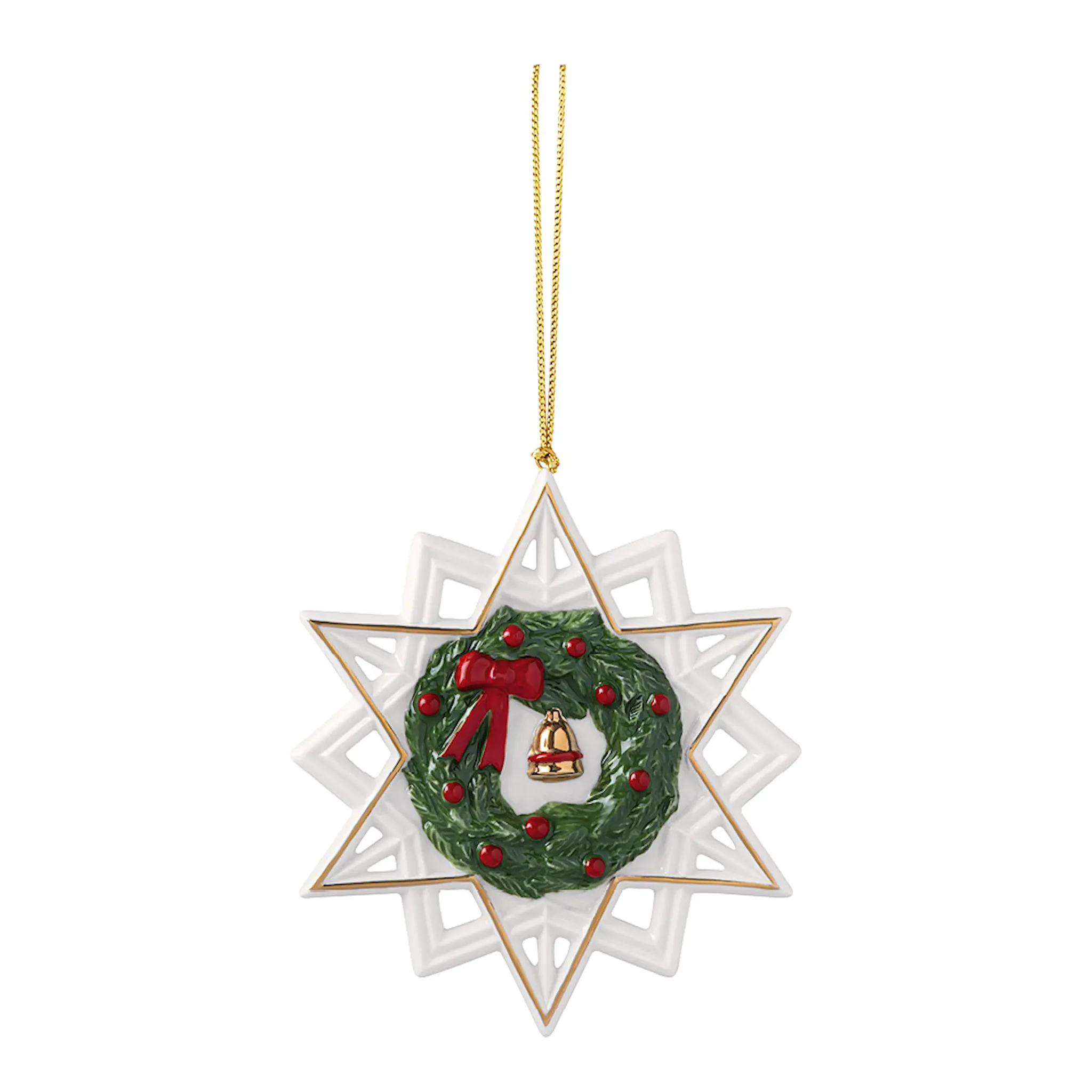Villeroy & Boch Christmas Classic julgranspynt stjärna 10 cm vit