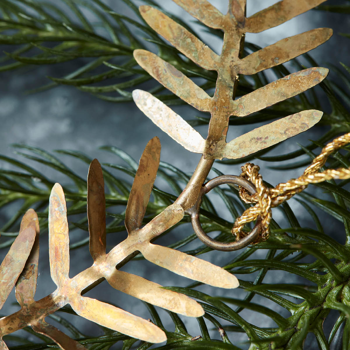 House Doctor Lamet julepynt 9 cm messing