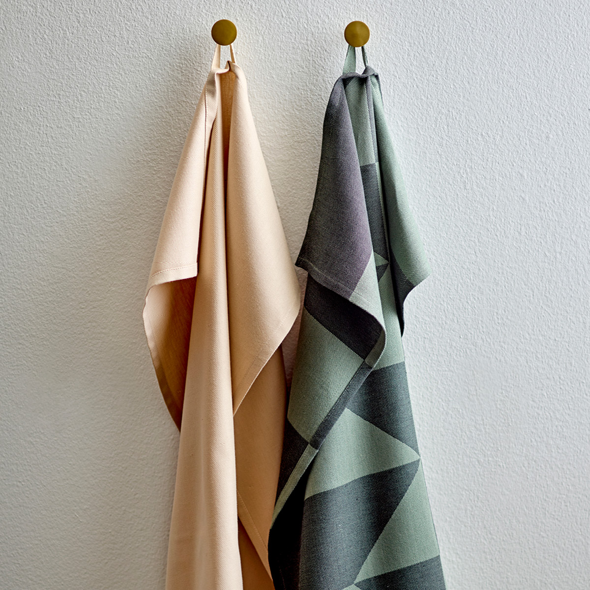 Södahl Twist kökshandduk 50x70 cm 2-pack hedge green