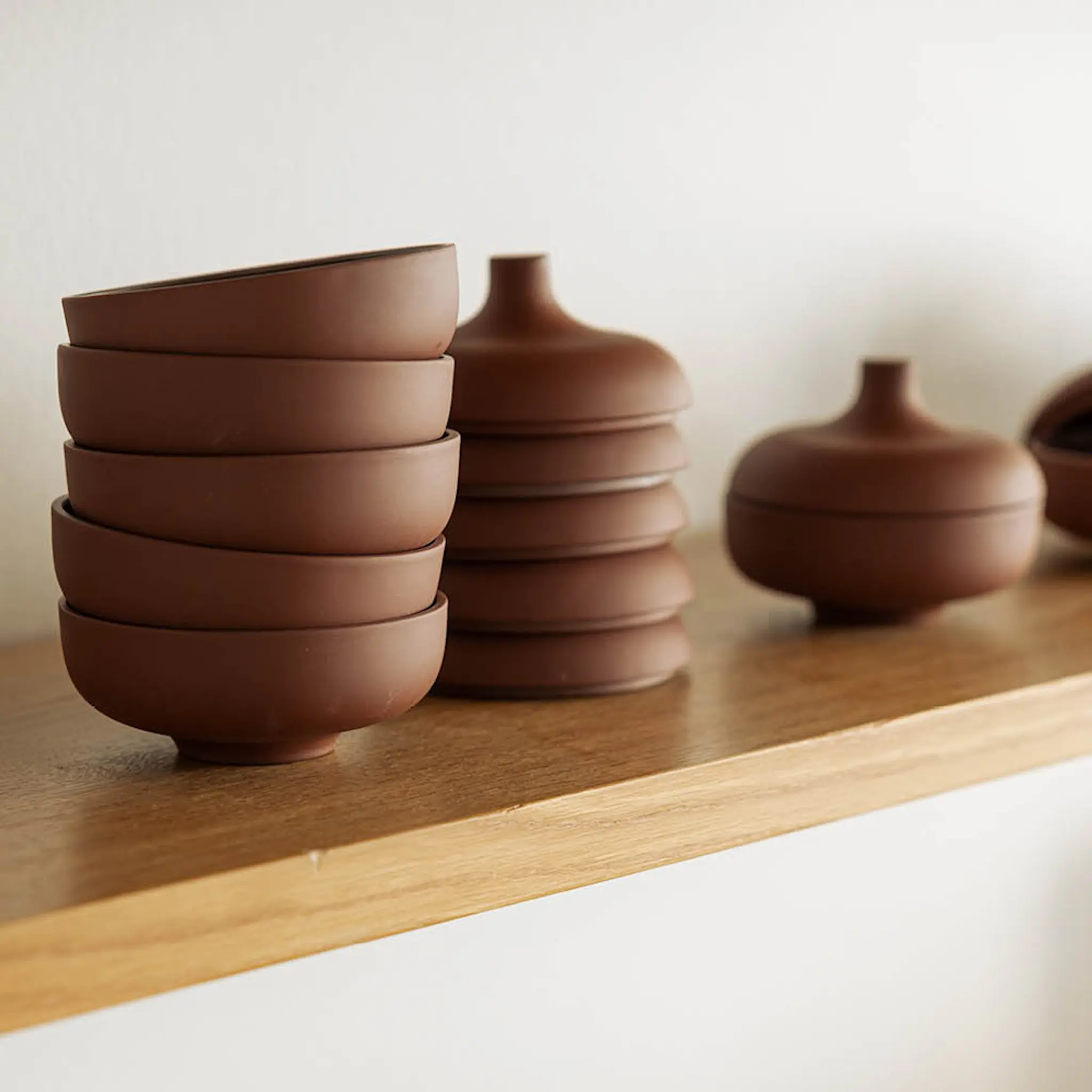 Design House Stockholm Sand Secret Skål Mellan Röd