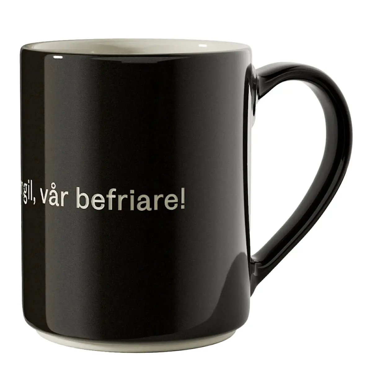 Design House Stockholm Astrid Lindgren Mugg Svart All makt åt Tengil