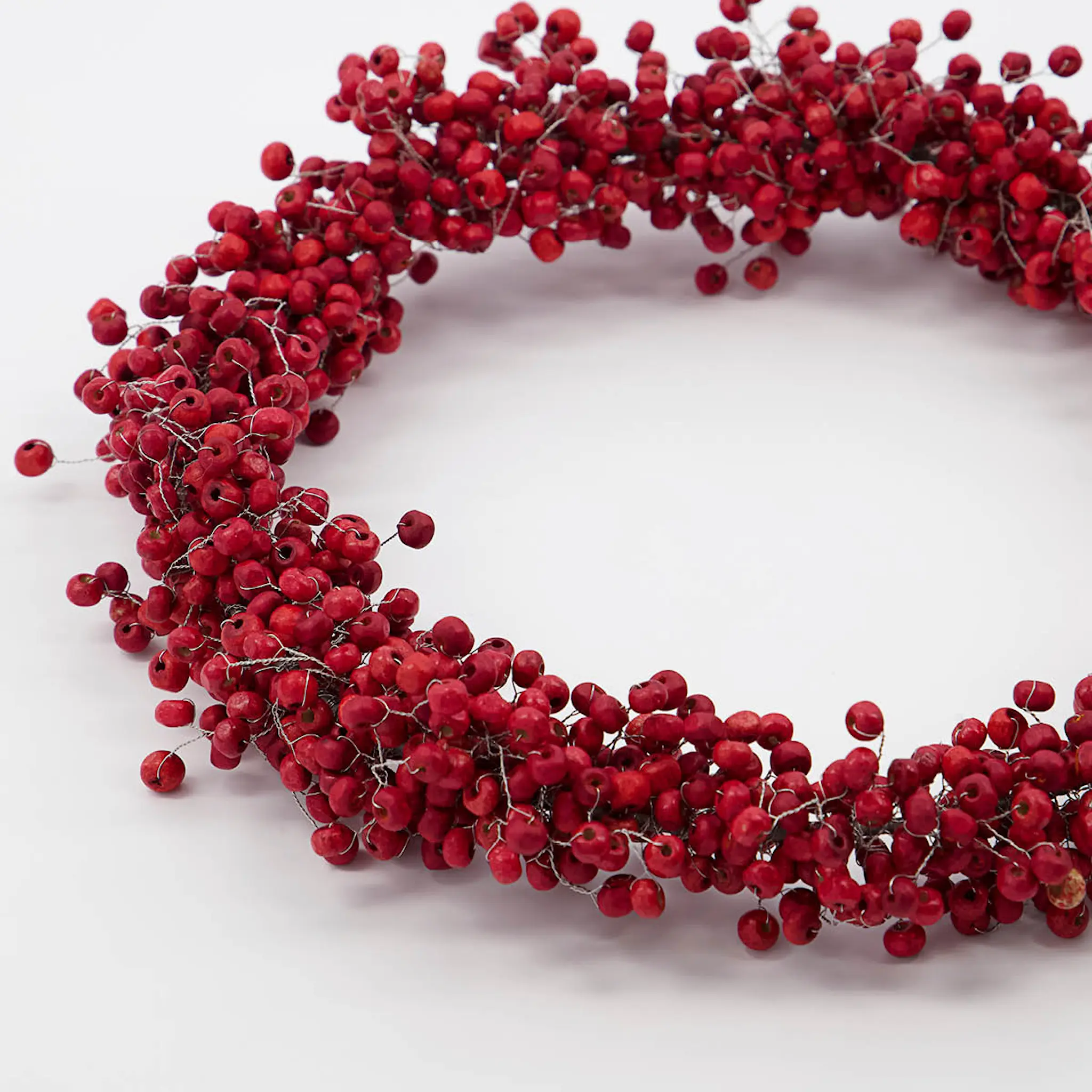 House Doctor Winter krans 23 cm rød