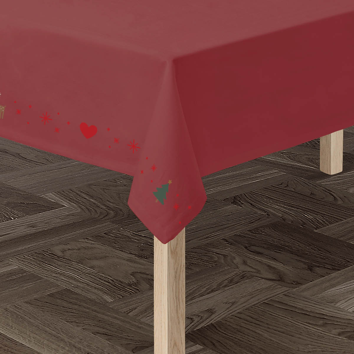 Juna Christmas Fable duk 150x320 cm rød