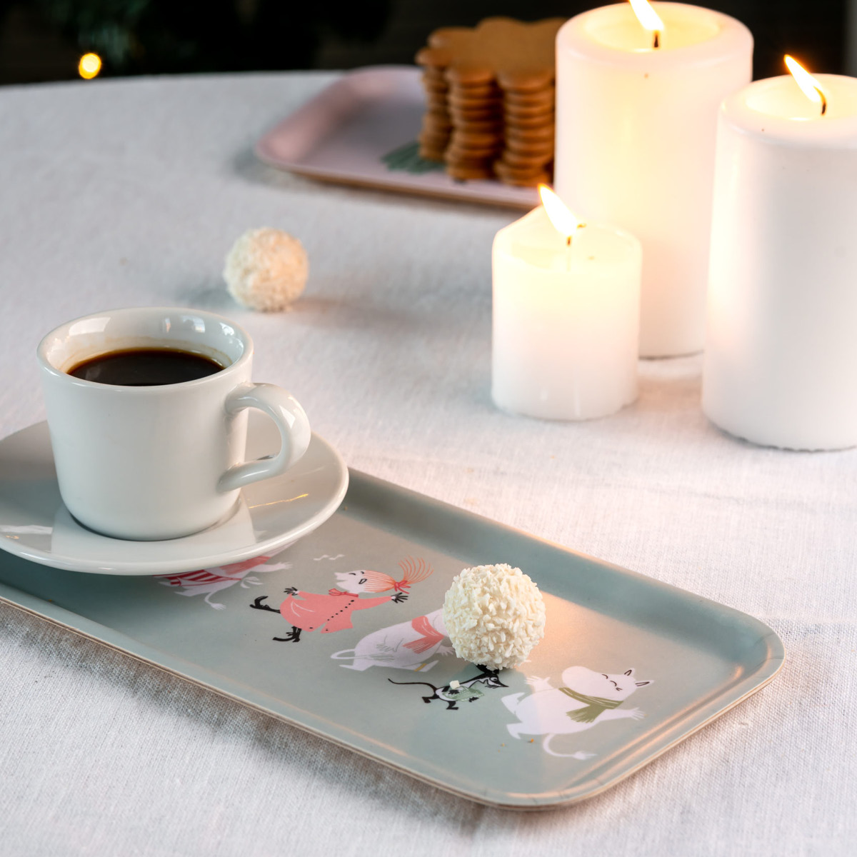 Muurla Mummi brett 27x13 cm festlig stemning