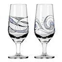 Brauchzeit Snapsglas NO: 5 & 6 2-pack Blå