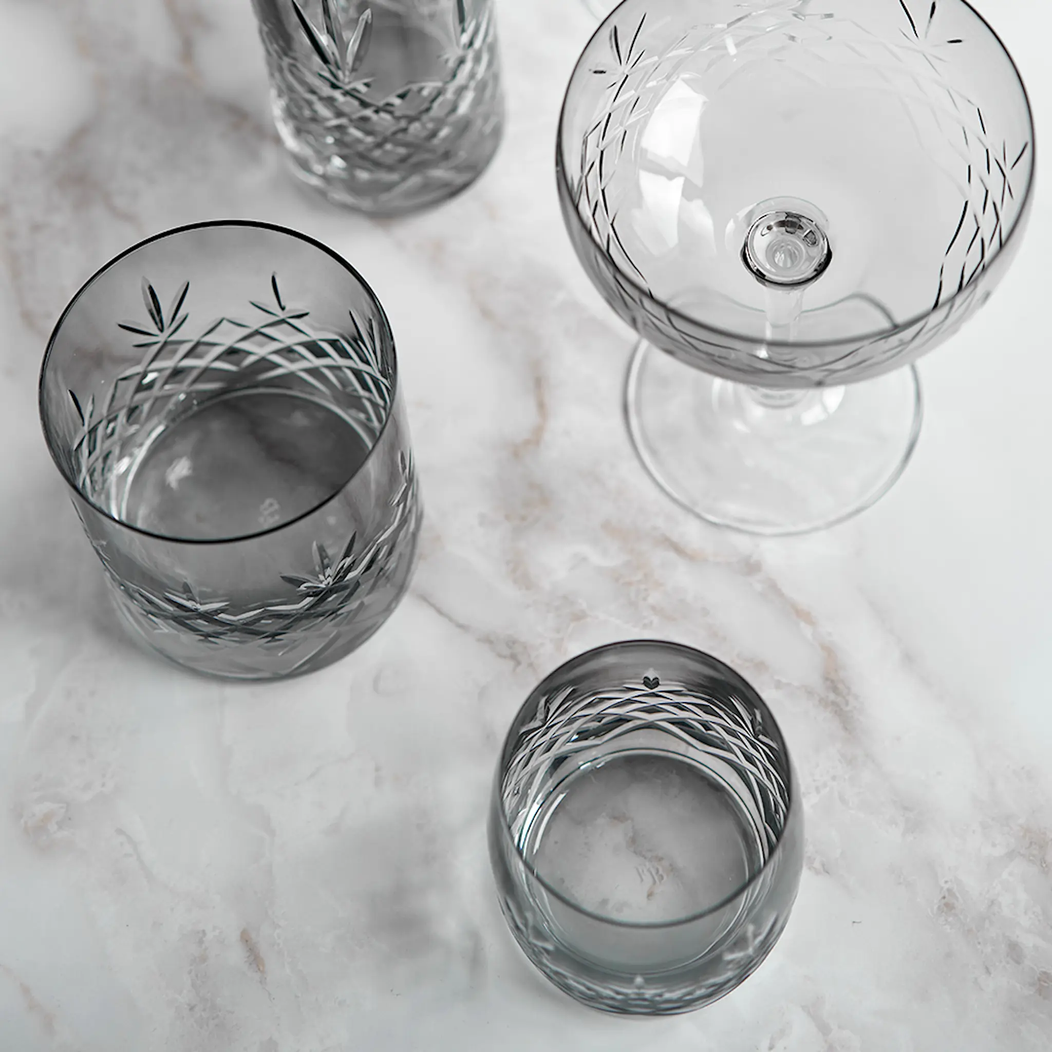 Frederik Bagger Crispy Lowball Glas 38 cl 2-pack Dark