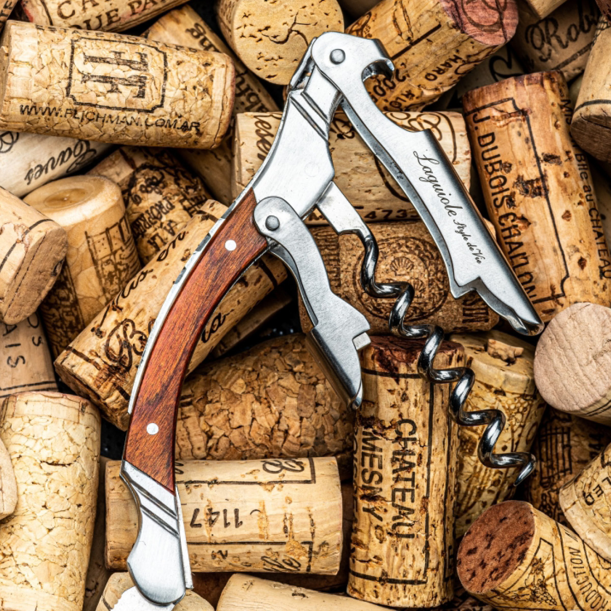 Laguiole Style de Vie Korketrekker rose