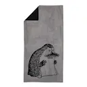 Mumin badhandduk 70x140 cm mårran grå
