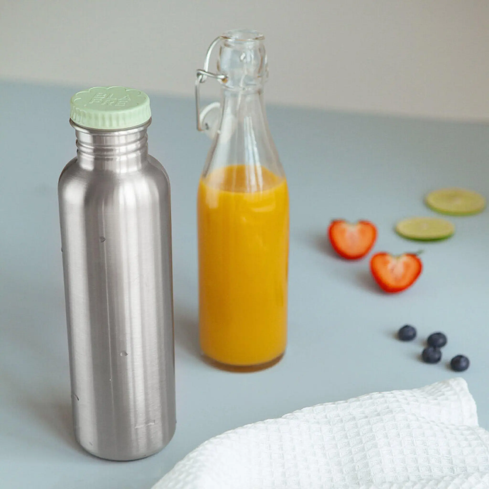 Blafre Stålflaska 750 ml blågrön