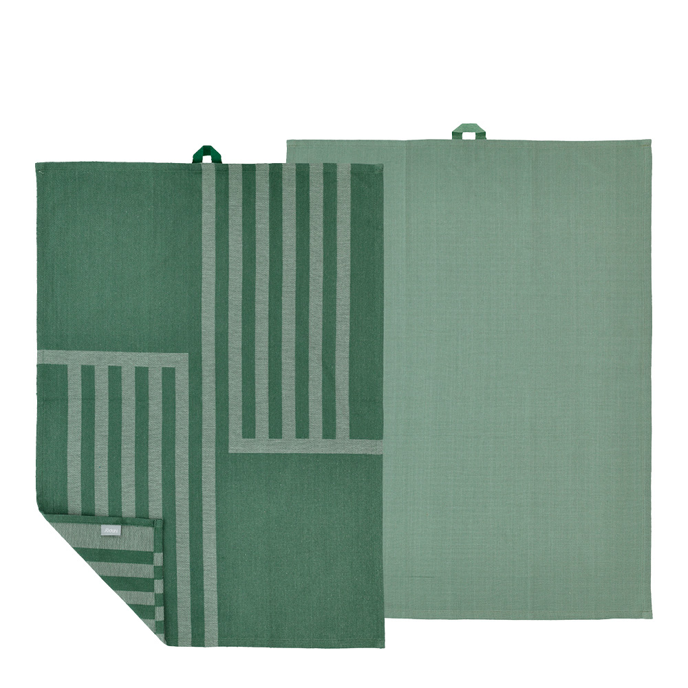 Södahl - Reflection Keittiöpyyhe 50x70 cm 2 kpl Pine Green