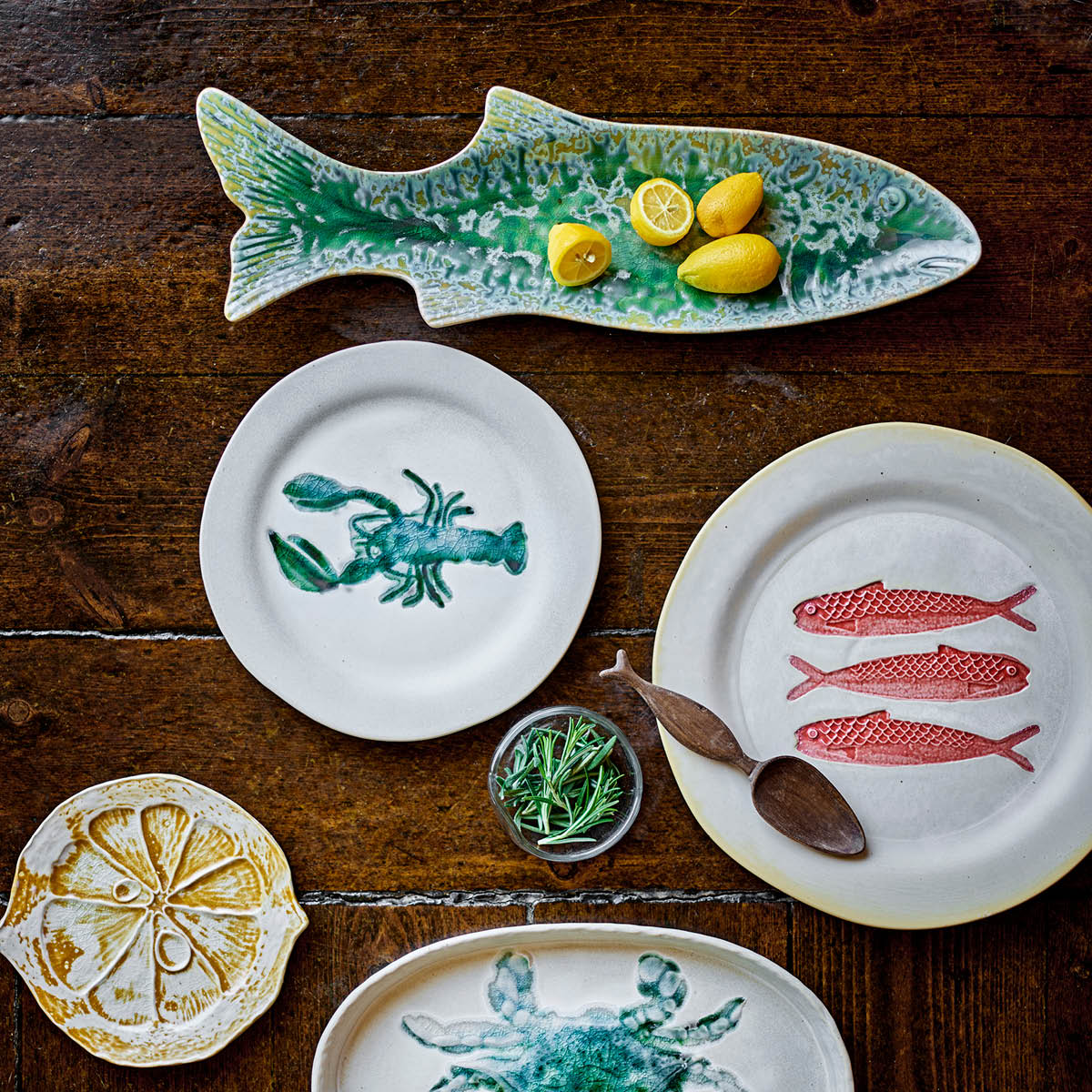 Creative Collection Hadden tallrik 21 cm 4-pack grön