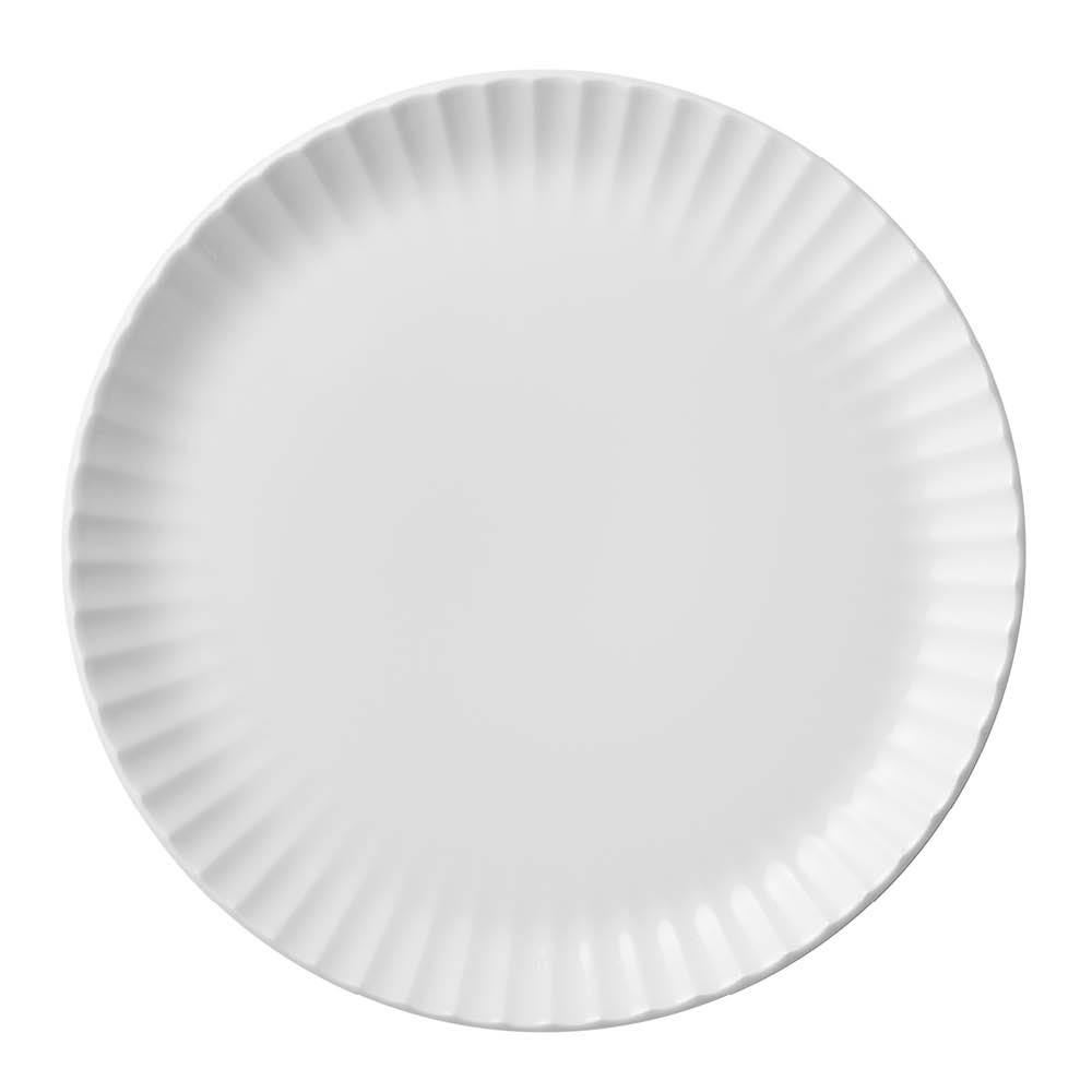 Georg Jensen Bernadotte coupe Lautanen 27,5 cm Valkoinen