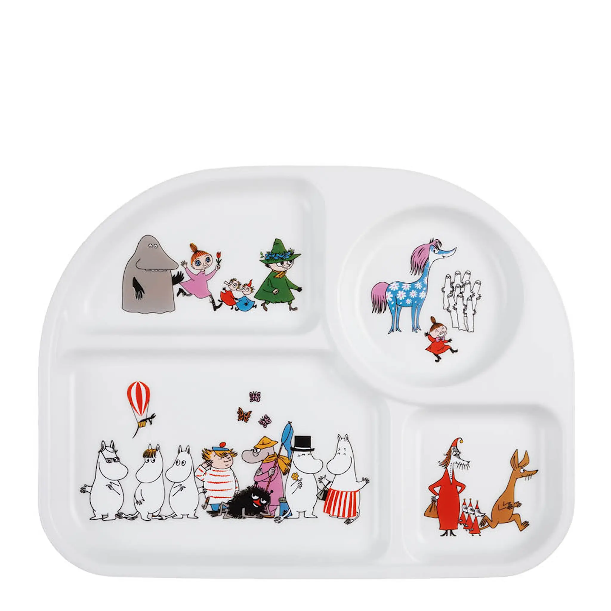 Martinex Muumi Lasten lautanen 25 cm Valkoinen