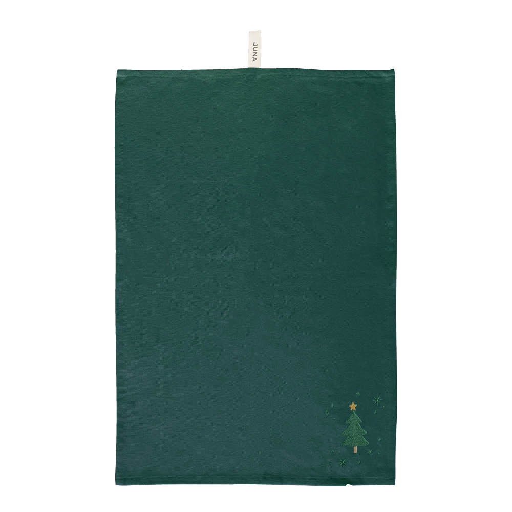 Juna - Christmas Fable Keittiöpyyhe 50x70 cm Vihreä