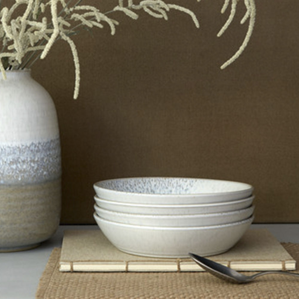 Denby Kiln skål 22 cm 4 stk beige