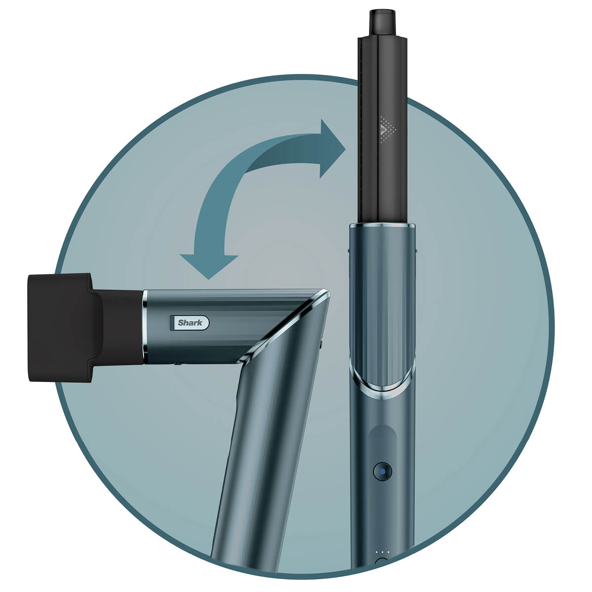 Shark Beauty FlexStyle 5-i-1 multistyler & hårfön HD450TLEU teal