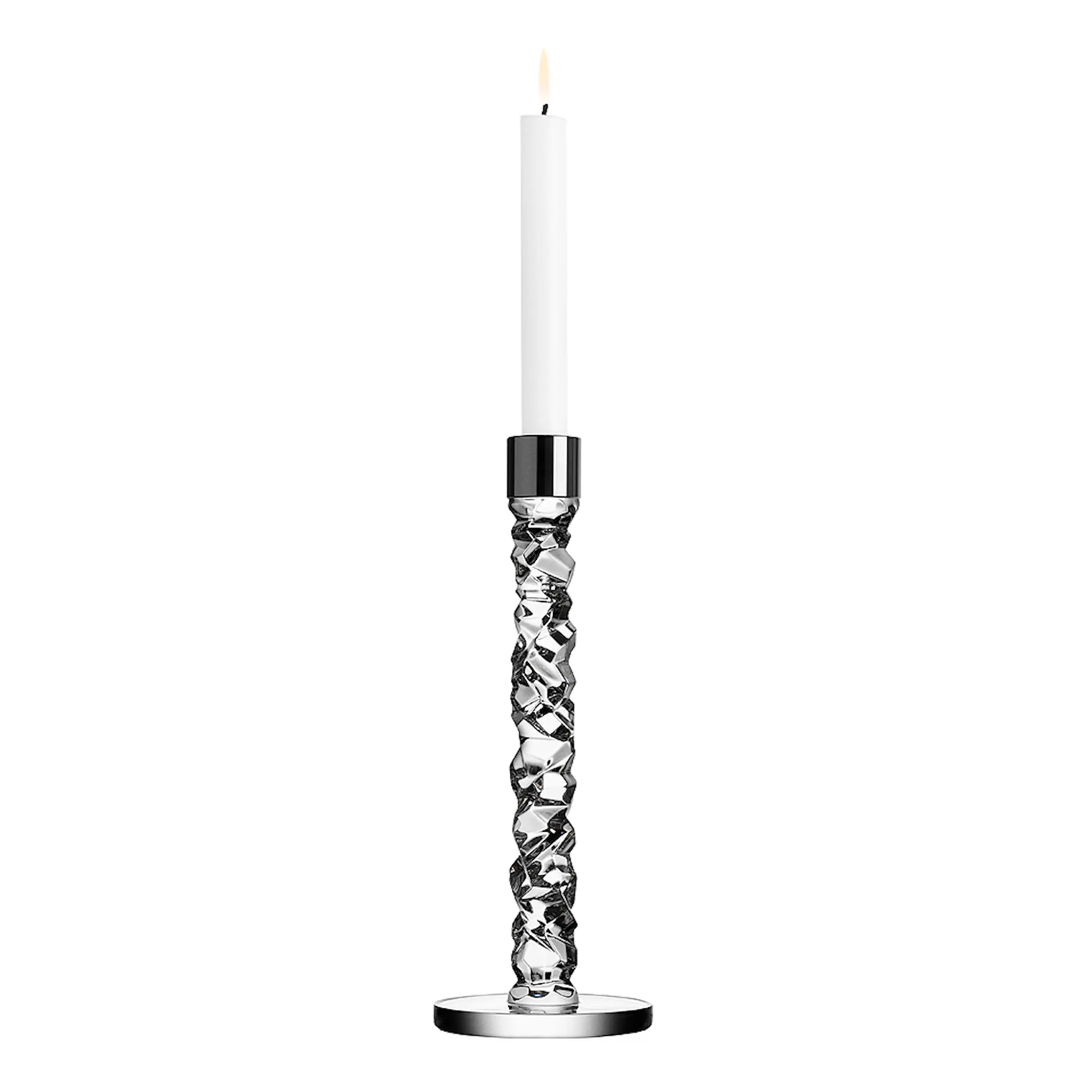 Orrefors Carat Ljusstake 29,7 cm Rostfri