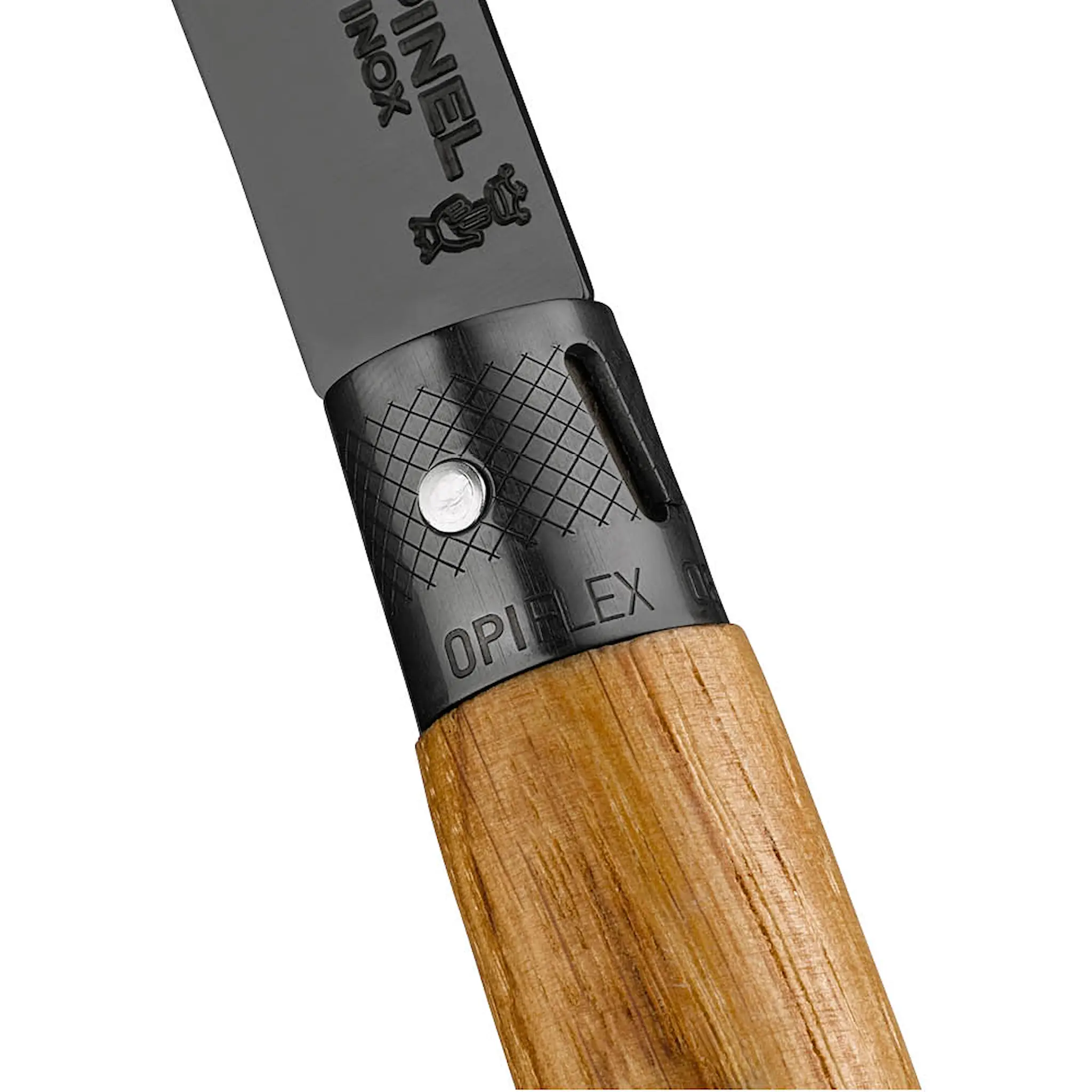 Opinel néo6 Opiflex lommekinv 7 cm svart eik