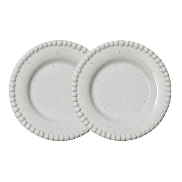 PotteryJo Daria Lautanen 22 cm 2 kpl Cotton White