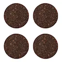 Dante Coasters 10cm 4-pack Brun
