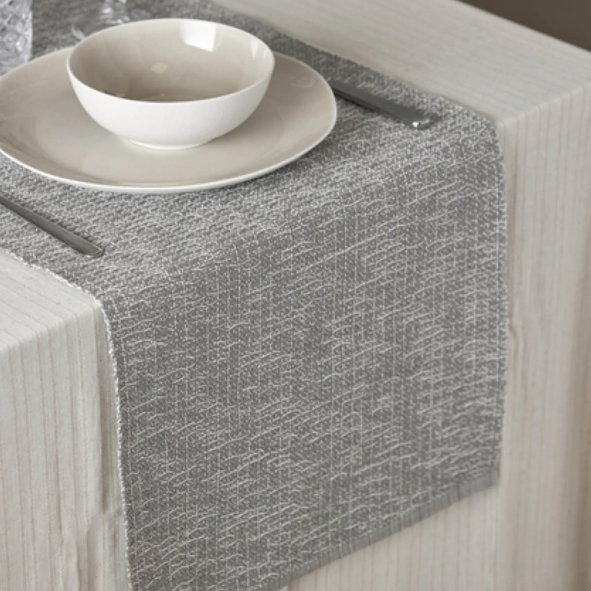 Holmen Sara løper 40x140 cm lys grå