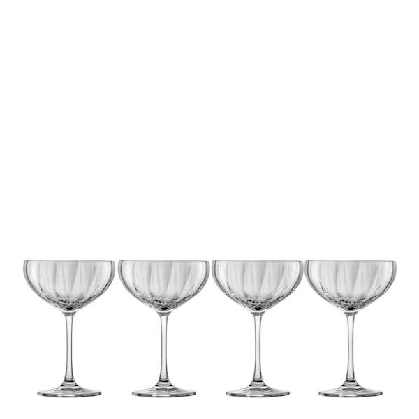 Blossom champagneglas 28 cl 4-pack klar