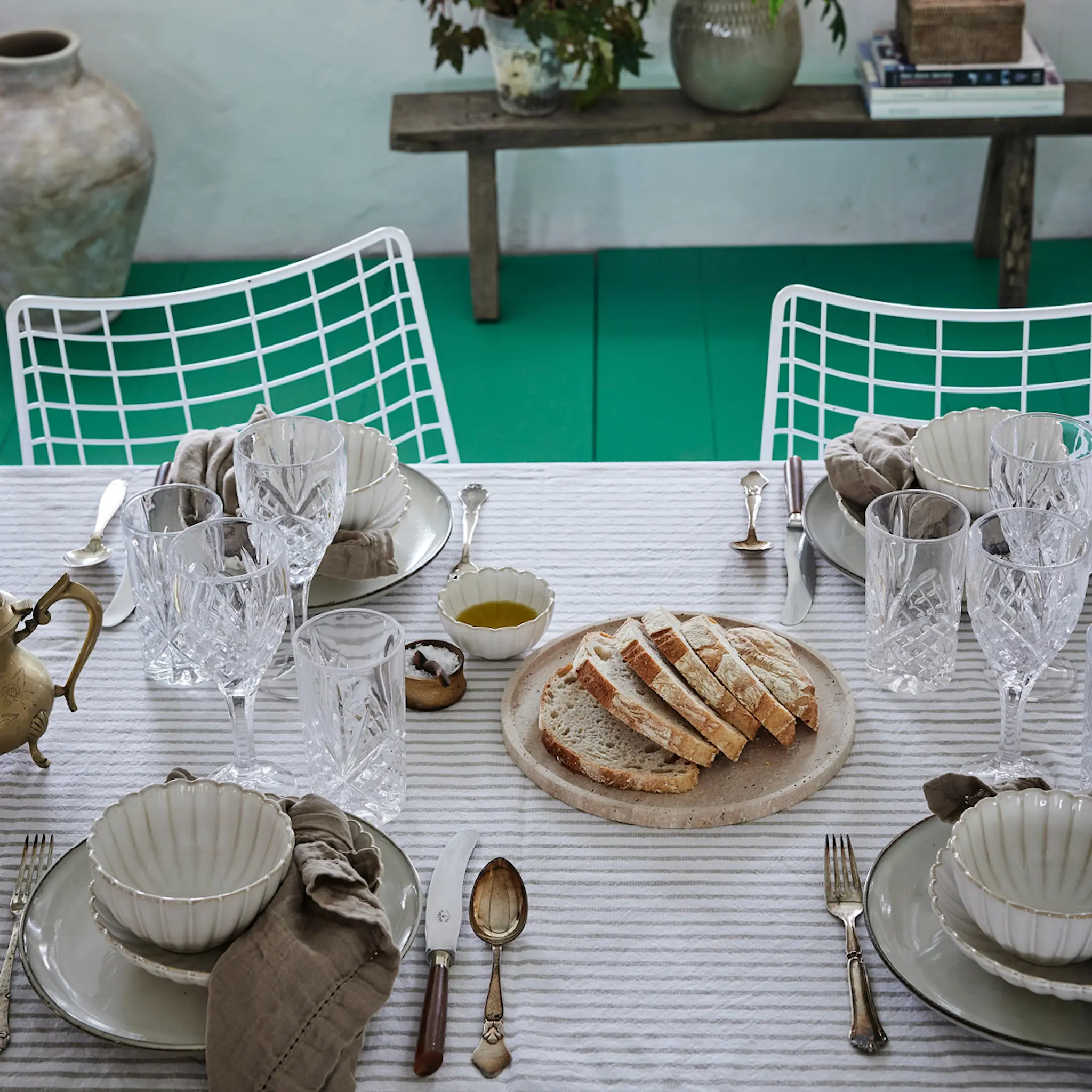 Lene Bjerre Ellia Tarjotin 25x25 cm Hiekka