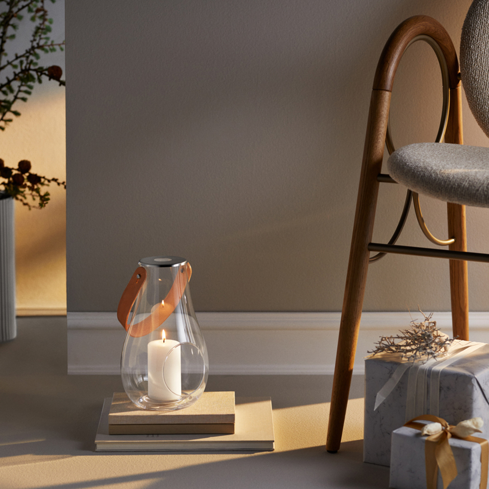 Holmegaard Design with Light Lanterna 25 cm Klar