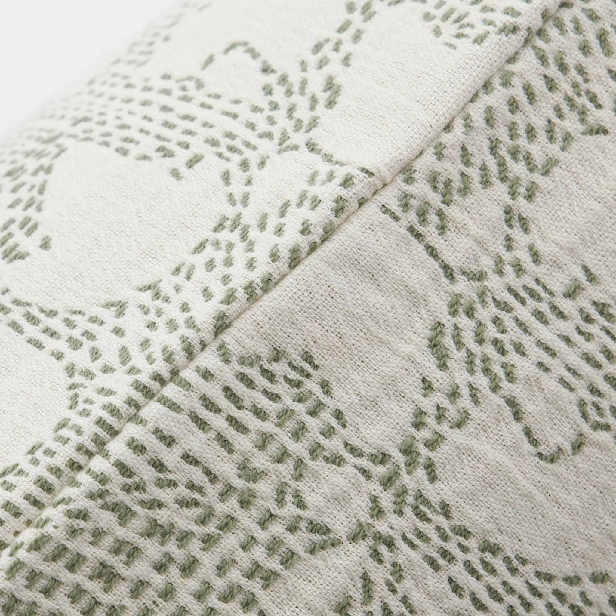 House Doctor Mori kuddfodral 60x40 cm offwhite/kaki