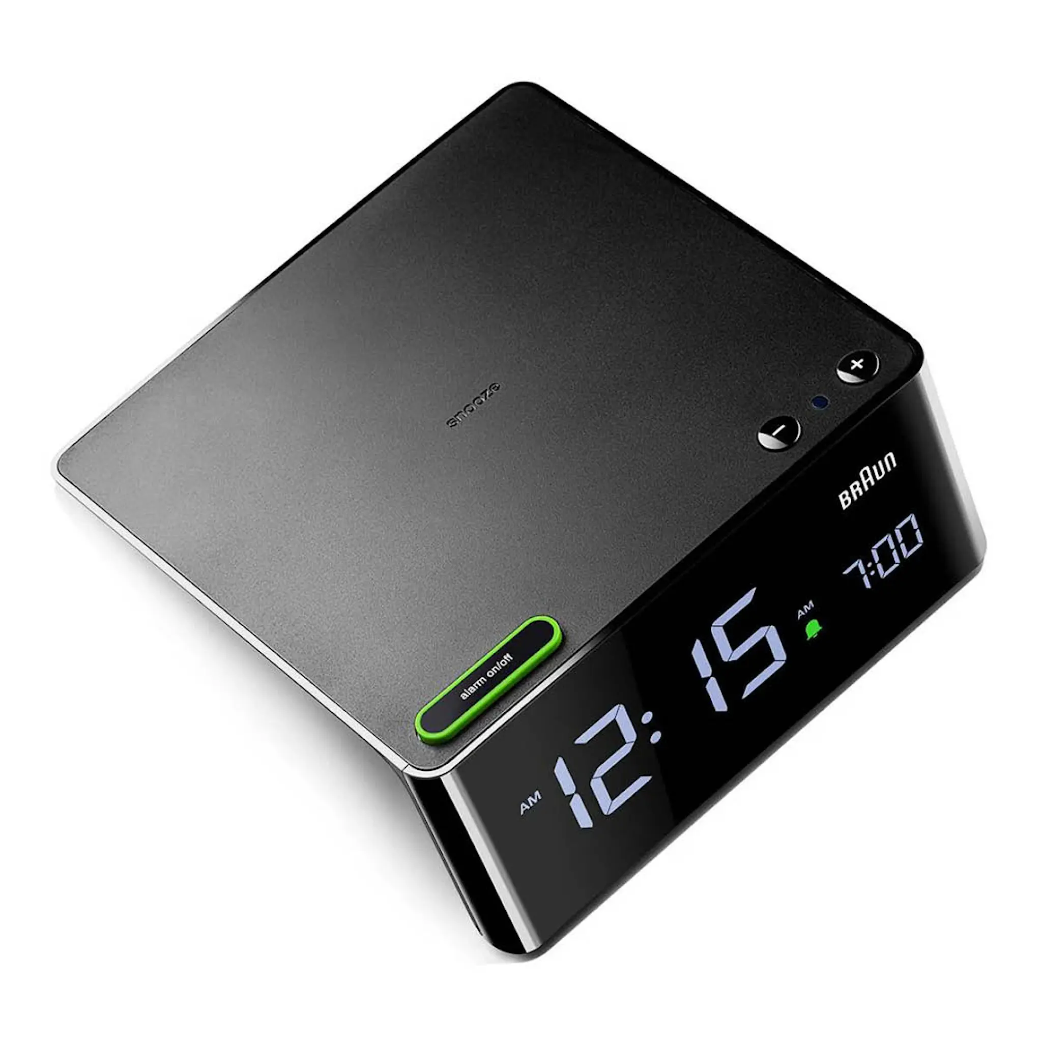 Braun Vekkerklokke digital 14,0 cm svart