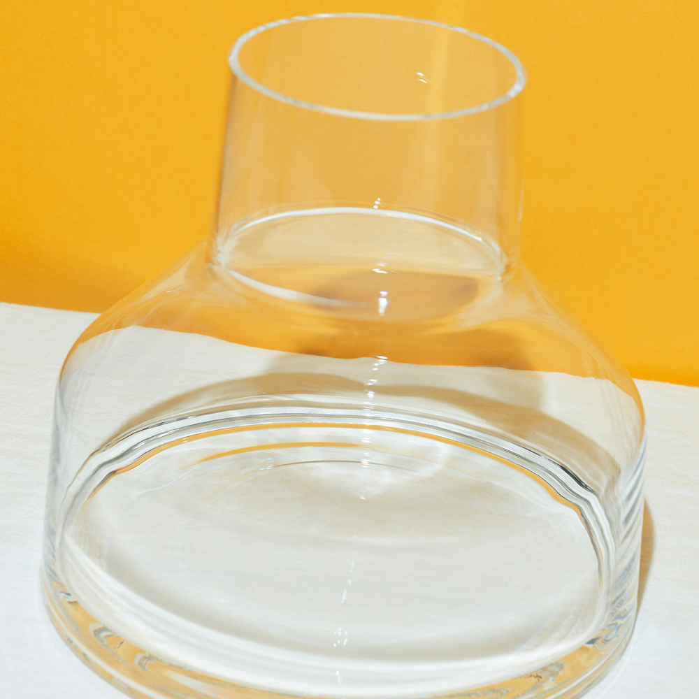 iittala Solare lav vase 22x20 cm klar