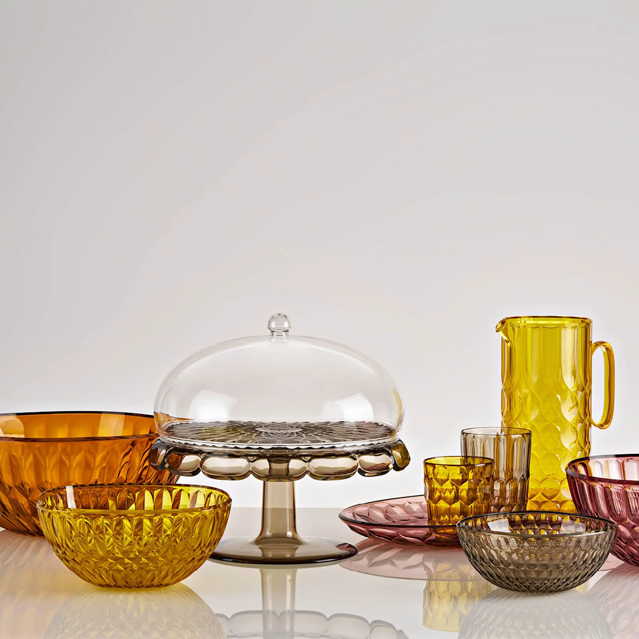 Guzzini Vanity skål 2,1 L 21 cm bioplast Saffron yellow