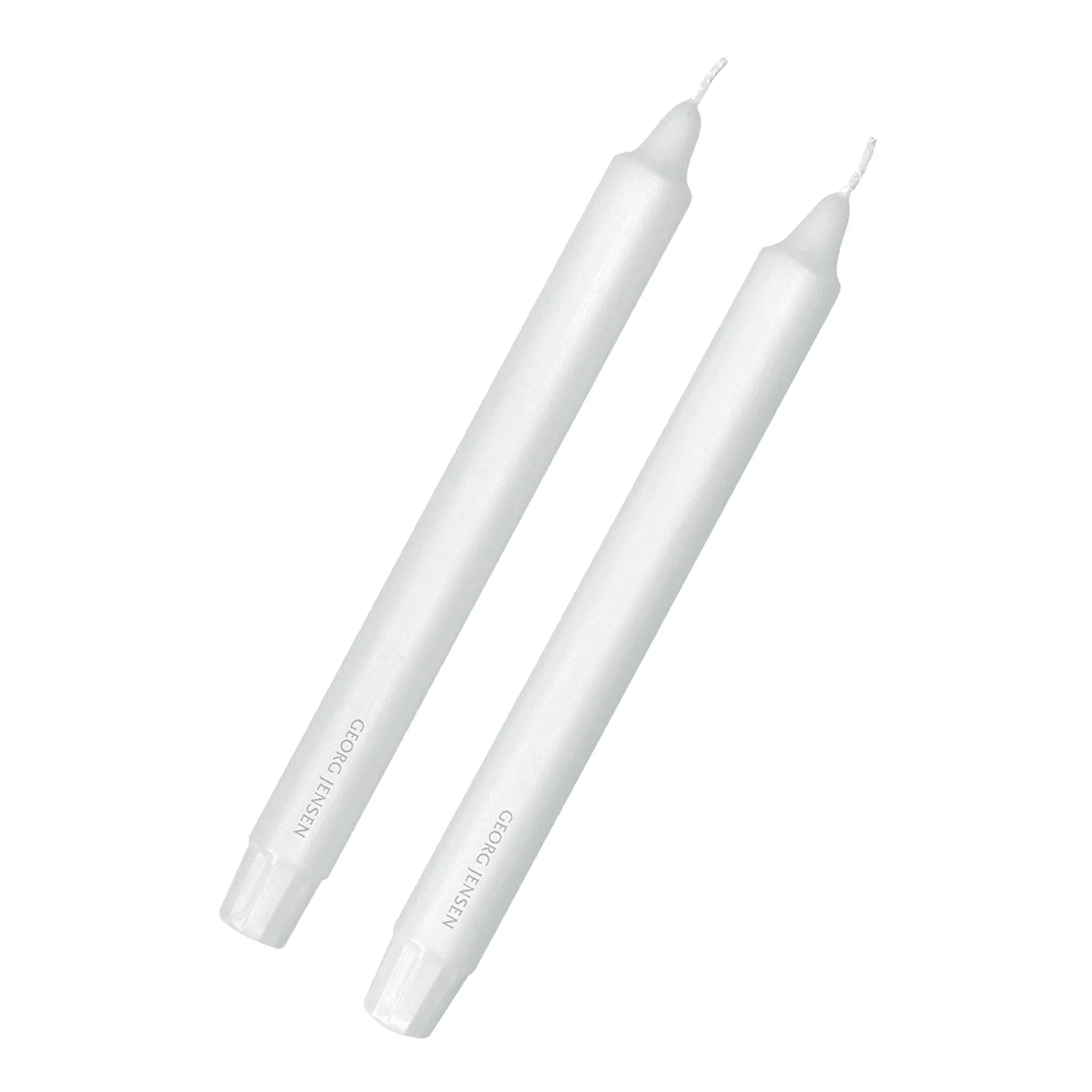 Georg Jensen Kruunukynttilä 24 cm 2 kpl Valkoinen