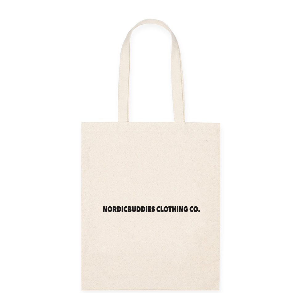 Nordicbuddies Mumin tygpåse 38x42 cm Mumintrollet beige