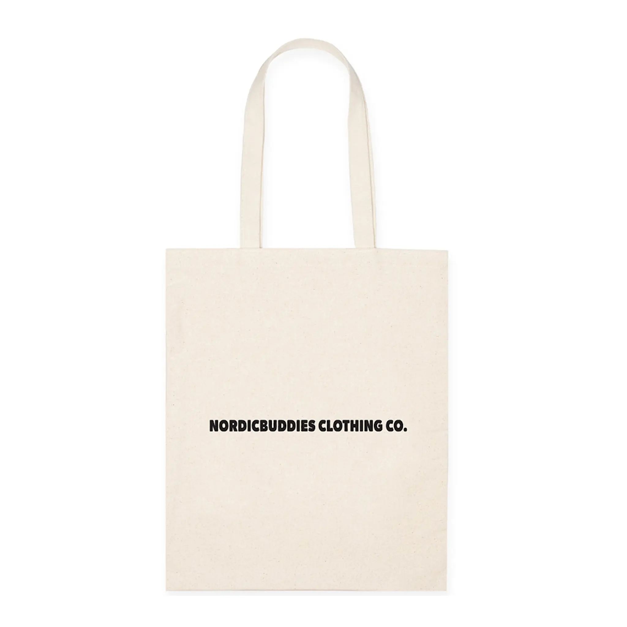 Nordicbuddies Mumin tygpåse 38x42 cm Mumintrollet beige